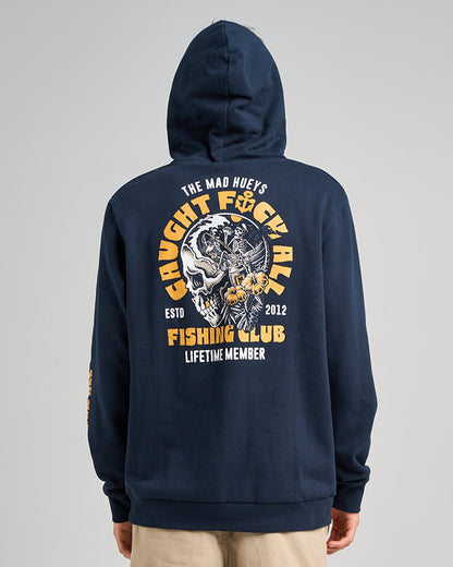 Tropic Caught Fk all Hoodie - Navy