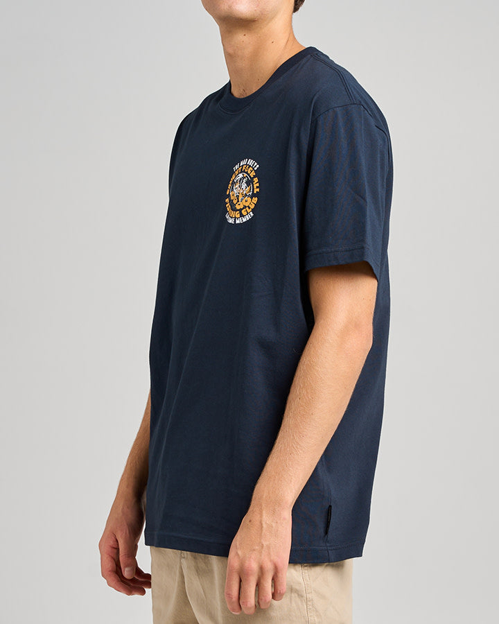 Tropic Caught Fk All T-shirt - Navy