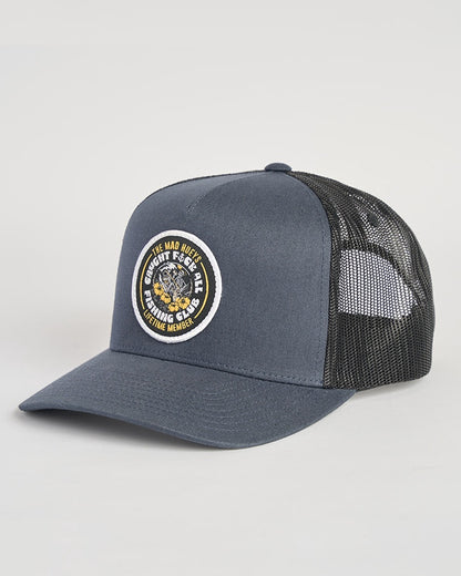 Tropic Caught Fk All Trucker Hat - Navy