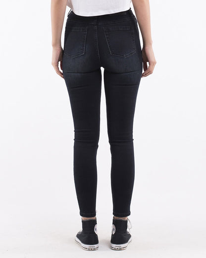 Vice High Skinny Jean - Petrol