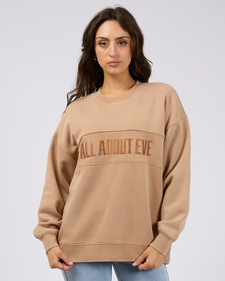 Vital Oversized Crew - Tan