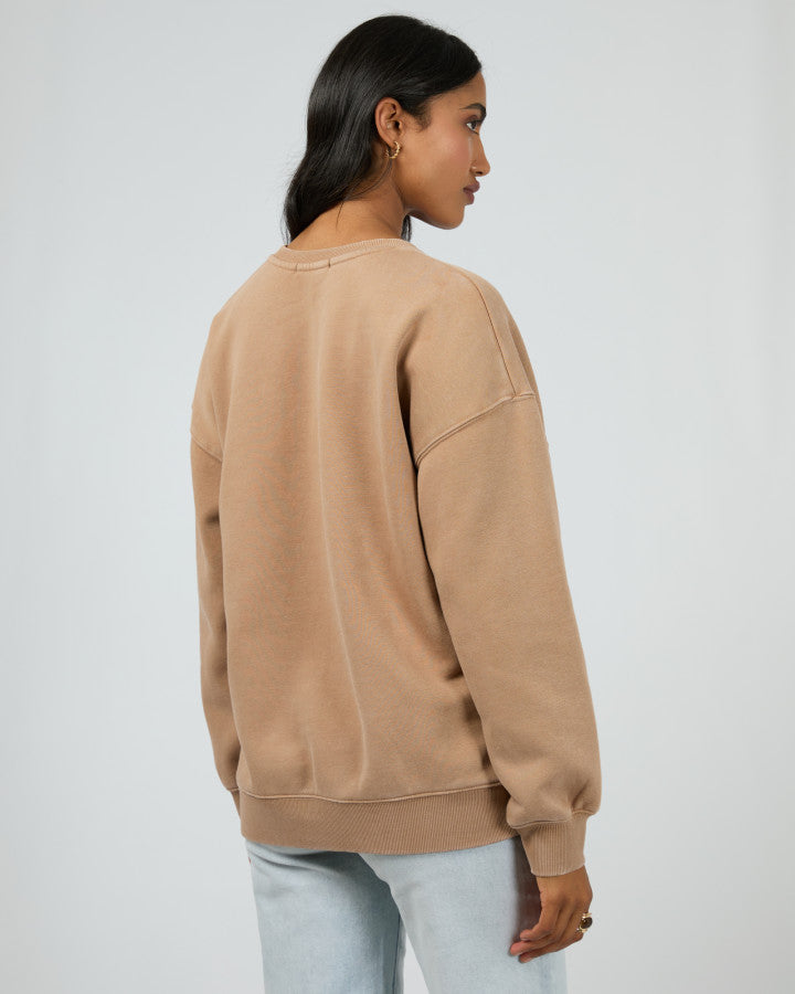 Vital Oversized Crew - Tan