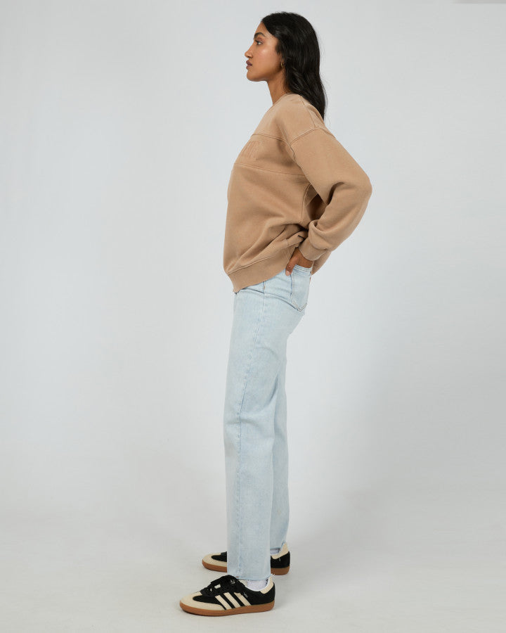 Vital Oversized Crew - Tan