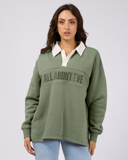 Vital Washed Polo - Khaki