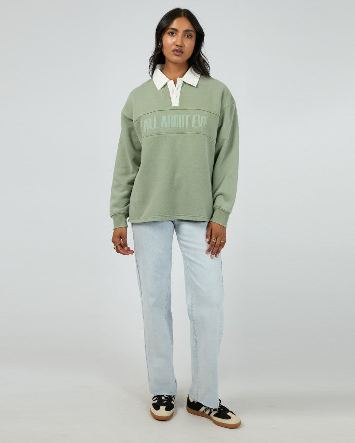 Vital Washed Polo - Khaki