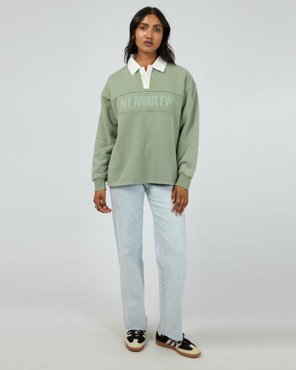 Vital Washed Polo - Khaki