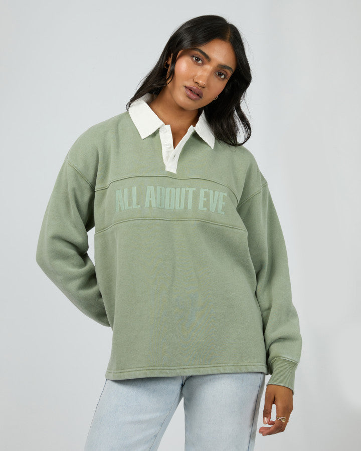 Vital Washed Polo - Khaki