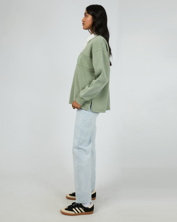 Vital Washed Polo - Khaki