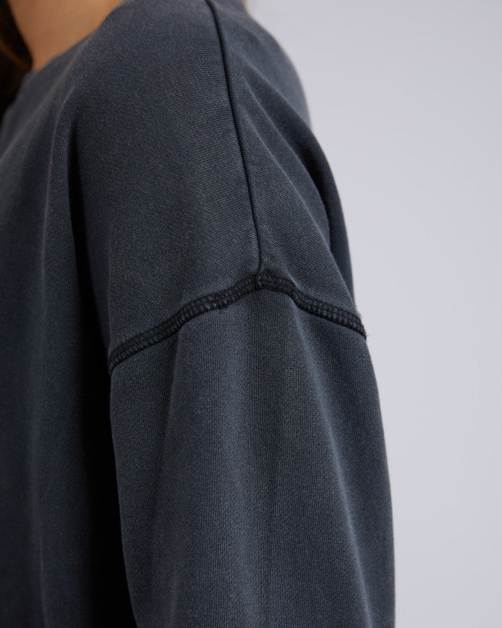 Simplified Crew - Washed black