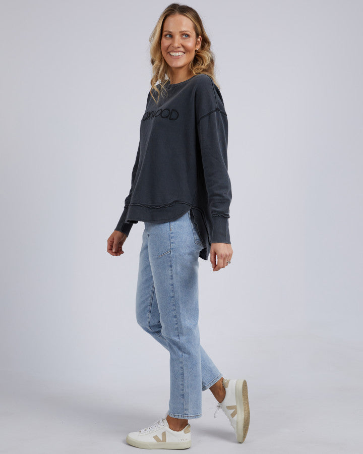 Simplified Crew - Washed black