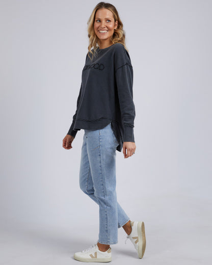 Simplified Crew - Washed black