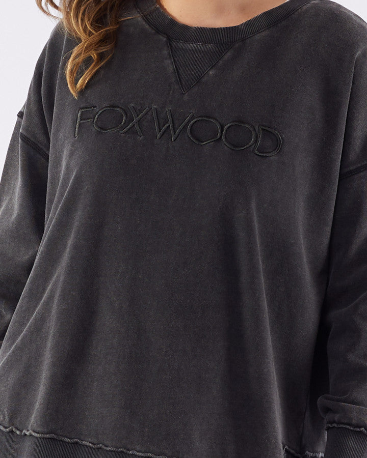 Simplified Crew - Washed black