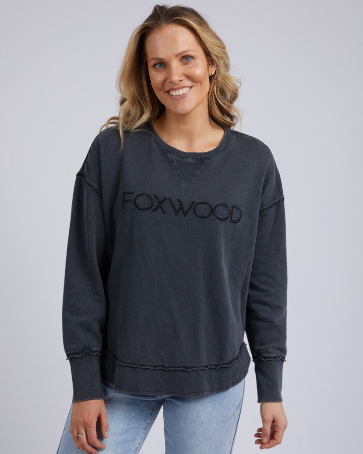 Simplified Crew - Washed black