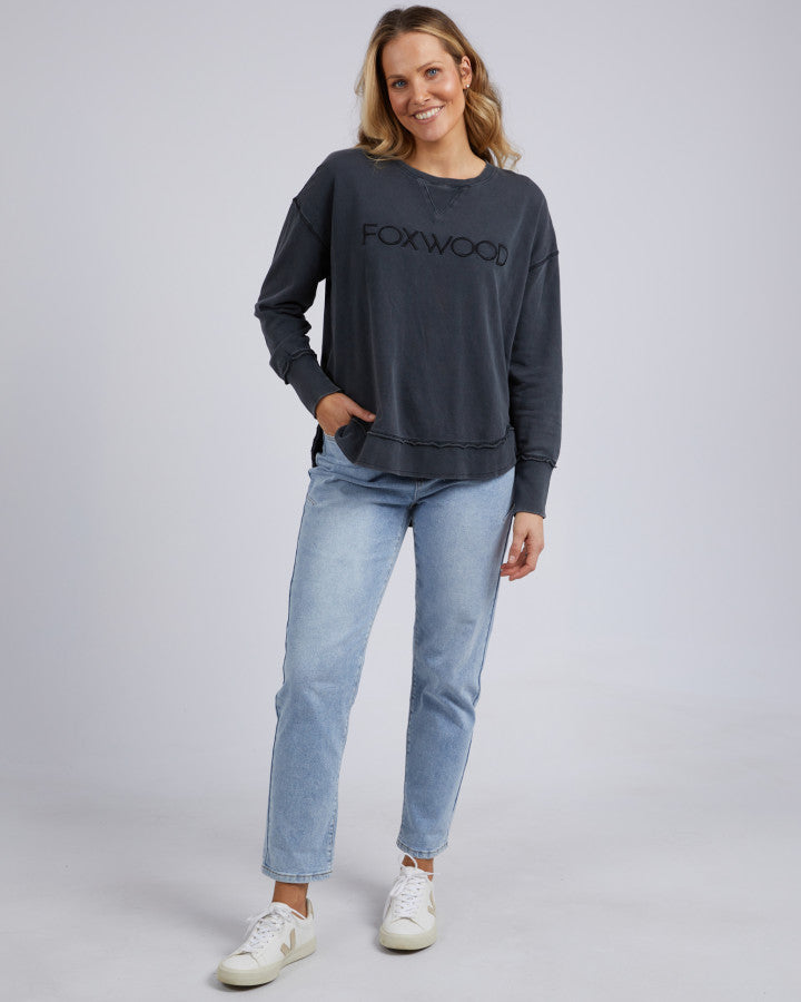 Simplified Crew - Washed black