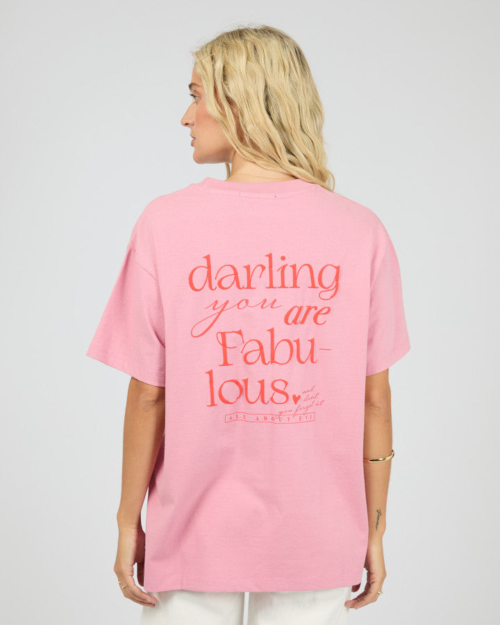 All About Eve You Are Fabulous Relaxed Tee - Orchard